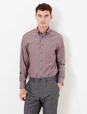 Tailored Fit Pure Cotton Oxford Shirt