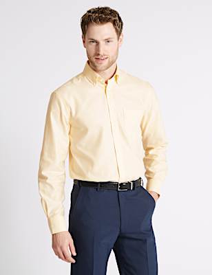 Pure Cotton Regular Fit Oxford Shirt