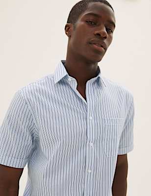 SS Highlight Stripe Non Iron