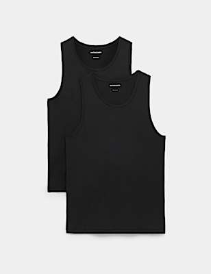 2 Pack Modal Rich 360 Flex Sleeveless Vest