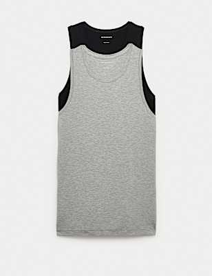 2pk Modal Rich 360 Flex Sleeveless Vest