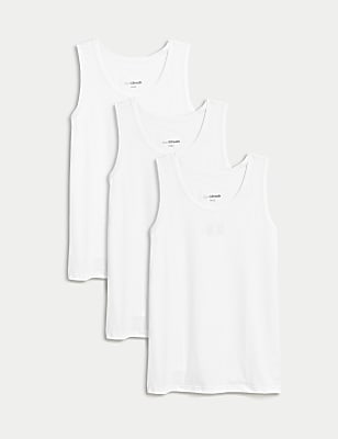 3pk Cool & Fresh™ Sleeveless Vests