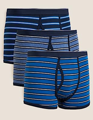 3pk Cotton Stretch Cool & Fresh™ Trunks