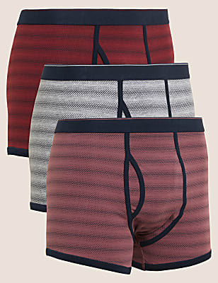 3pk Cotton Stretch Cool & Fresh&trade; Trunks