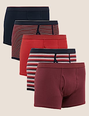 5pk Cotton Stretch Cool & Fresh&trade; Trunks