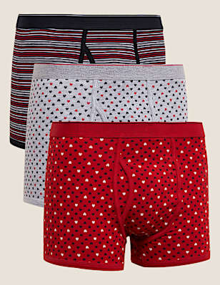 3pk Cotton Rich Cool & Fresh&trade; Trunks
