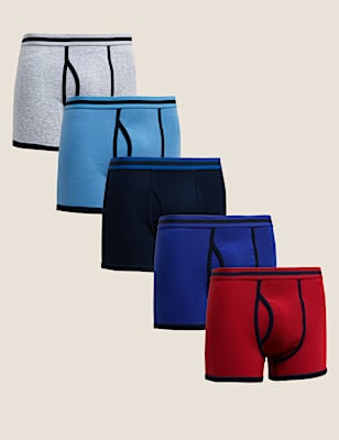 5pk Cotton Rich Cool & Fresh&trade; Trunks