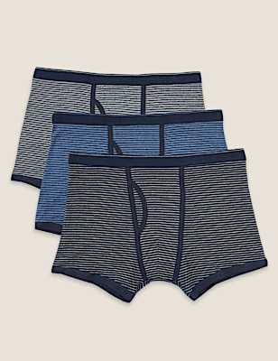 3pk Pure Cotton Cool & Fresh&trade; Trunks
