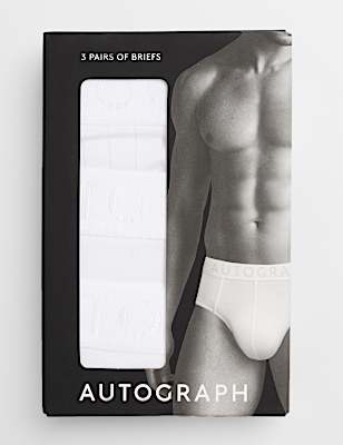 3 Pack Supima&reg; Cotton Drop Needle Brief Box
