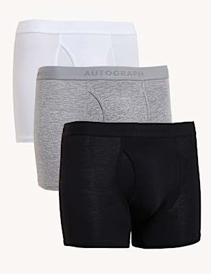 3pk Supima&reg; Cotton Blend Blend Trunks