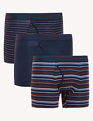 3pk Supima&reg; Cotton Blend Blend Trunks