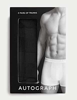 3 Pack Supima&reg; Cotton Drop Needle Trunks Box