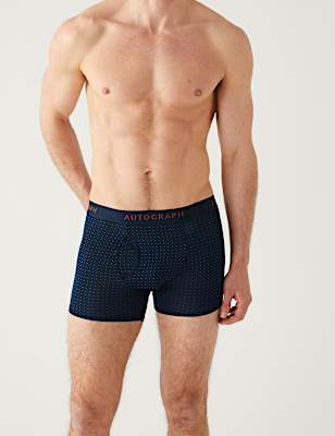 3pk Microskin Assorted Pattern Trunks