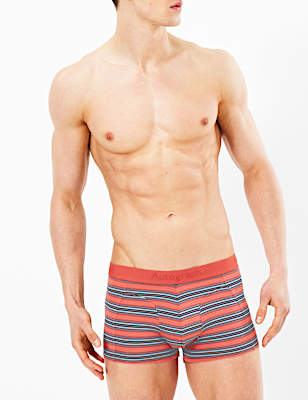 3 Pack Microskin Striped Hipsters