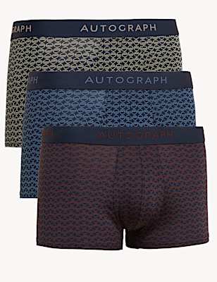 3pk Microskin Geometric Hipsters