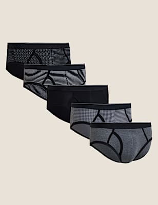 5pk Cotton Cool & Fresh&trade; Printed Briefs
