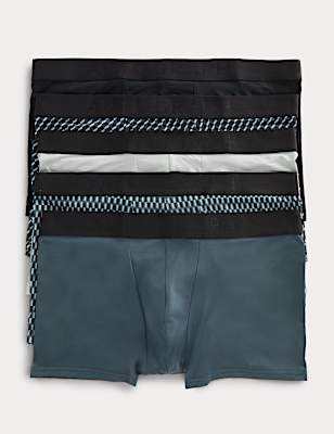 5 Pack Microskin Geometric Hipsters
