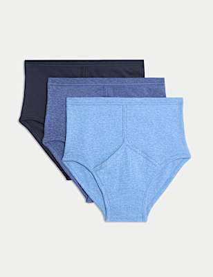 3 Pack Pure Cotton High Waist Briefs
