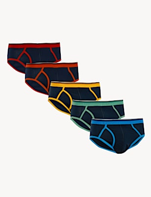 5pk Cotton Stretch Cool & Fresh&trade; Briefs