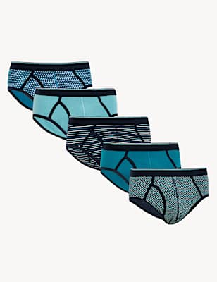 5pk Cotton Stretch Cool & Fresh™ Briefs