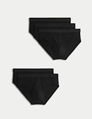 5 Pack Cotton Stretch Cool & Fresh&trade; Briefs