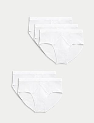 5 Pack Essential Cotton Briefs
