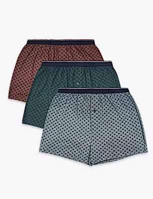 3 Pack Cotton Cool & Fresh™ Boxers