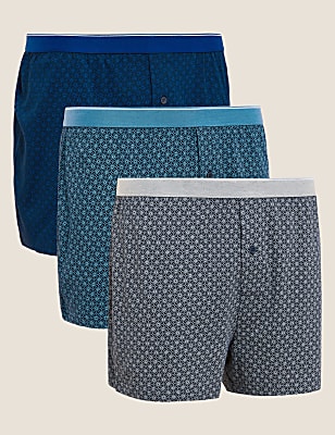 3pk Pure Cotton Cool & Fresh™ Jersey Boxers