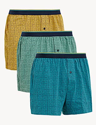 3pk Pure Cotton Cool & Fresh&trade; Jersey Boxers