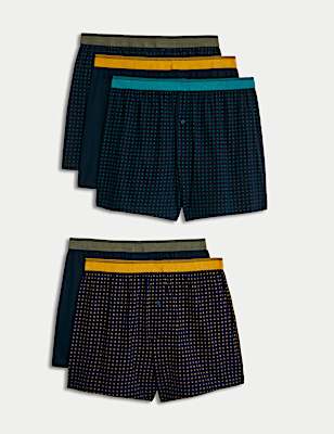 5pk Pure Cotton Cool & Fresh&trade; Jersey Boxers