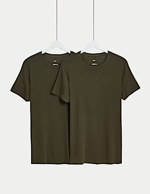 2 Pack Heatgen™ Light Thermal Short Sleeve Tops