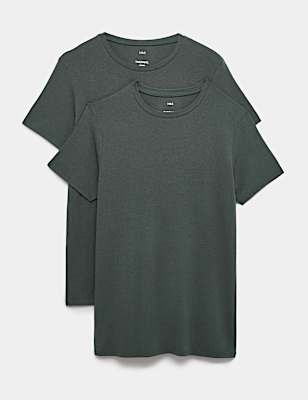 2 Pack Heatgen&trade; Light Thermal Short Sleeve Tops