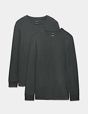 2 Pack Heatgen&trade; Light Thermal Long Sleeve Tops
