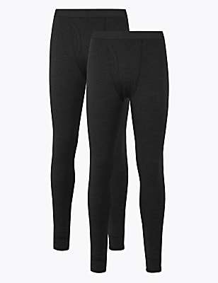 2pk Light Warmth Thermal Long Johns