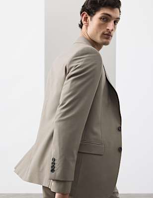 Tailored Fit Performance Suit Jacket