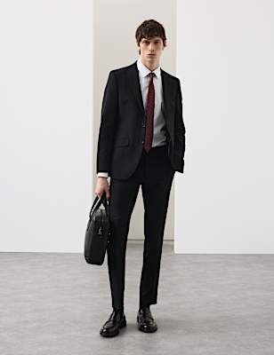 Slim Fit Performance Stretch Suit Trousers