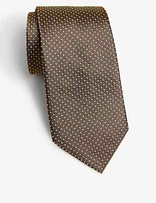 Pin Dot Pure Silk Tie