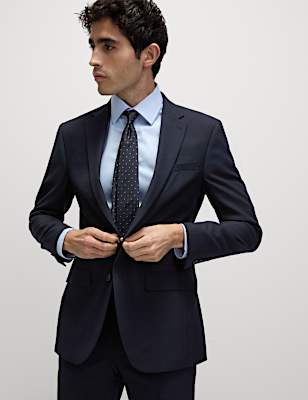 Slim Fit Machine Washable Suit Jacket