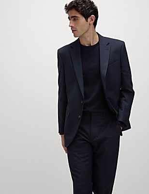 Regular Fit Machine Washable Suit Jacket