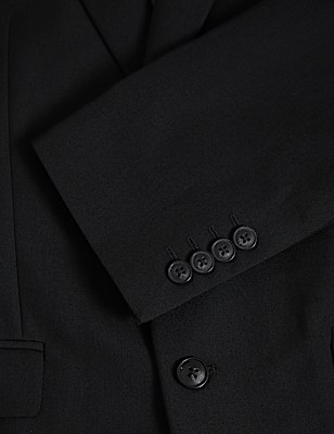 Regular Fit Machine Washable Suit Jacket