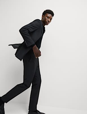 Slim Fit Machine Washable Suit Trousers