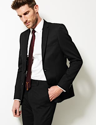 Black Slim Fit Jacket
