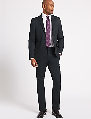 Navy Skinny Fit Jacket