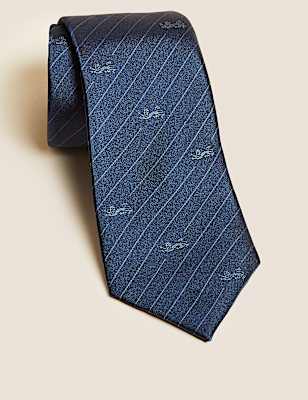 Three Lions Tonal Pure Silk Tie