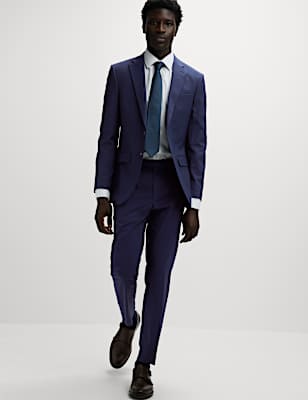 Slim Fit Stretch Suit Trousers