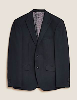Tailored Fit Suit Jacket with Stretch