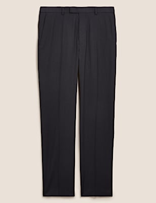 Tailored Fit Suit Trousers with Stretch