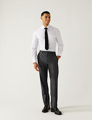Regular Fit Stretch Suit Trousers