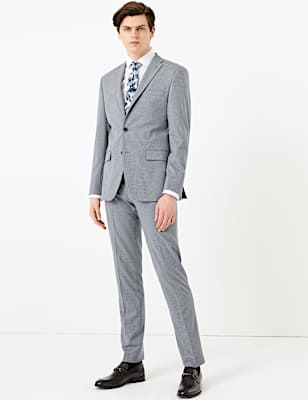 Slim Fit Check Jacket