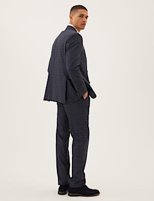 Regular Fit Check Suit Jacket